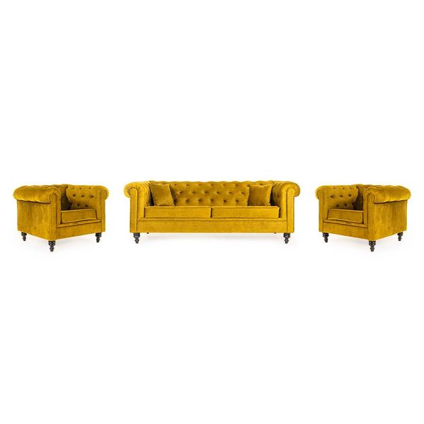 Werfo Chester Sofa Set (3+1+1) Reflection Yellow