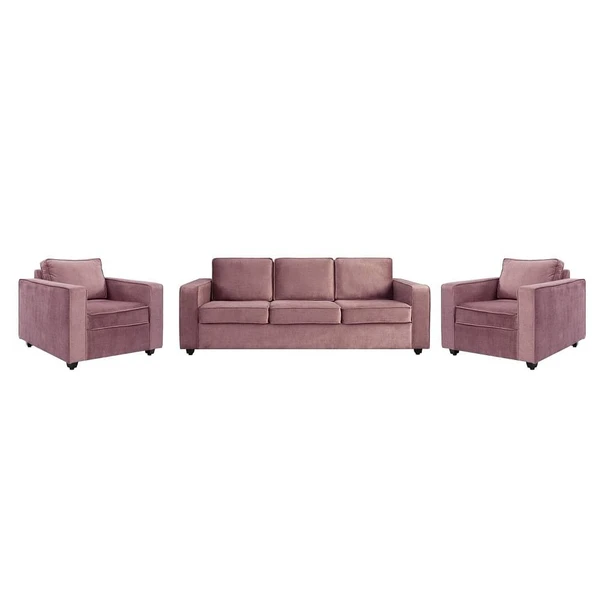 Werfo Apollo Sofa Set - (3+1+1) Reflection Rose Brown