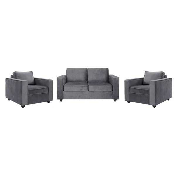 Werfo Apollo Sofa Set - (2+1+1) Reflection Charcoal Grey