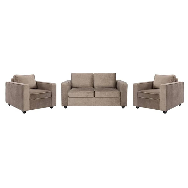 Werfo Apollo Sofa Set - (2+1+1) Reflection Mocha Brown