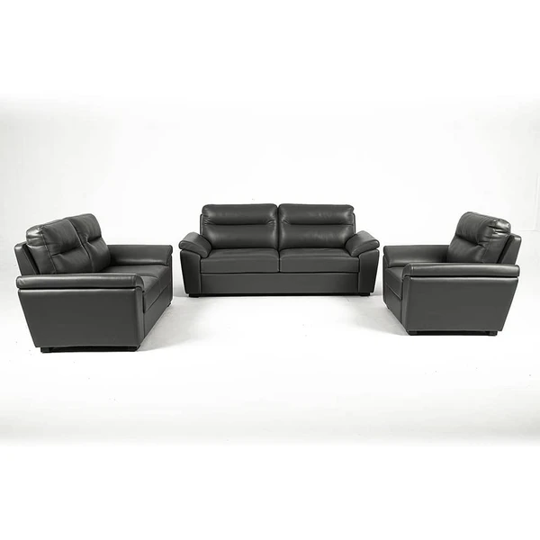 Werfo Ul Model Sofa Set (3+2+1) Leatherette Thundercloud