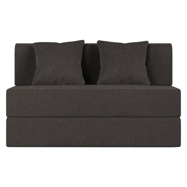 Werfo Zack Sofa cum Bed - Two Seater, Omega Ash Grey Regular, Two Seater, Omega Ash Grey