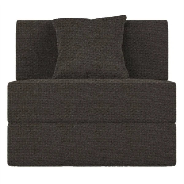 Werfo Zack Sofa cum Bed - One Seater, Omega Ash Grey