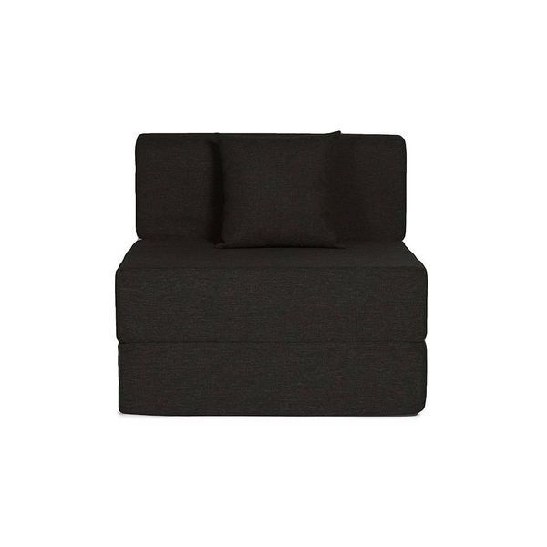 Werfo Zack Sofa cum Bed - One Seater, Omega Choco Brown