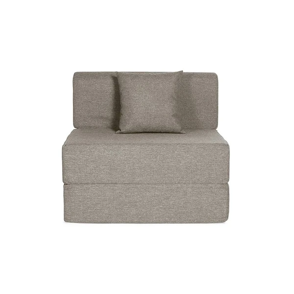 Werfo Zack Sofa cum Bed - One Seater, Omega Pearl