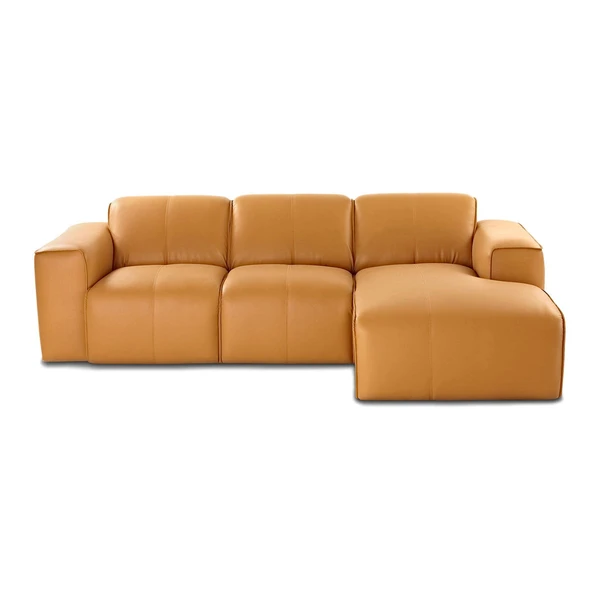 Werfo August 3-Seater Sofa Tan RHS (Right Hand Side)
