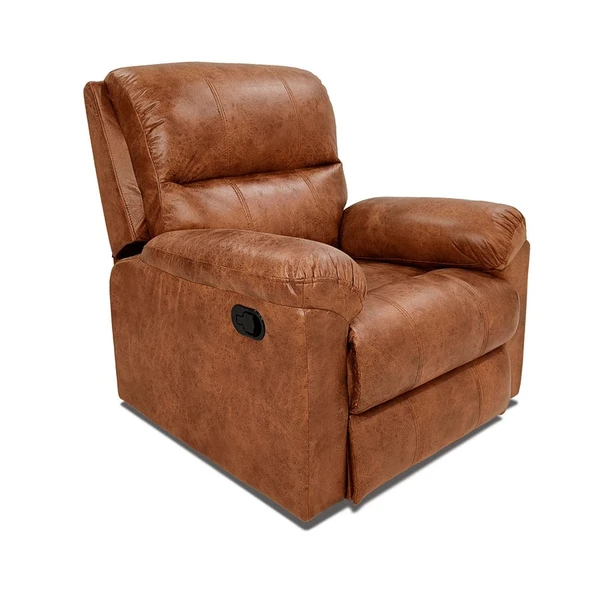 Werfo Casio Fabric Manual Recliner Tan babe