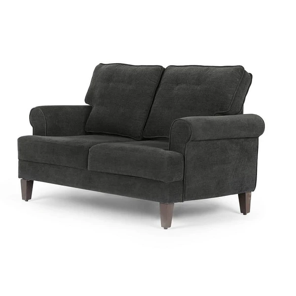 werfo Daraz Sofa Two Seater Malphino Smoke Grey