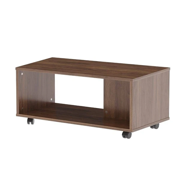 Werfo Leonis Coffee table with wheels - (Columbian Walnut)