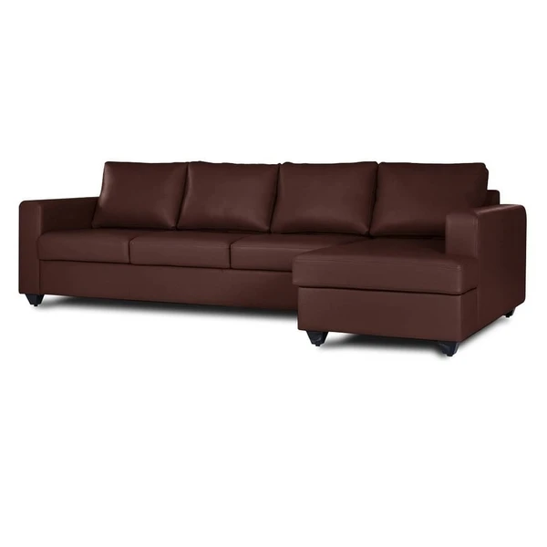 Werfo Napper L Shape Sofa Set (3 Seater + Right Aligned Chaise) Sectional, Without Storage, Set (3 Seater + Right Aligned Chaise), Dark Fantasy