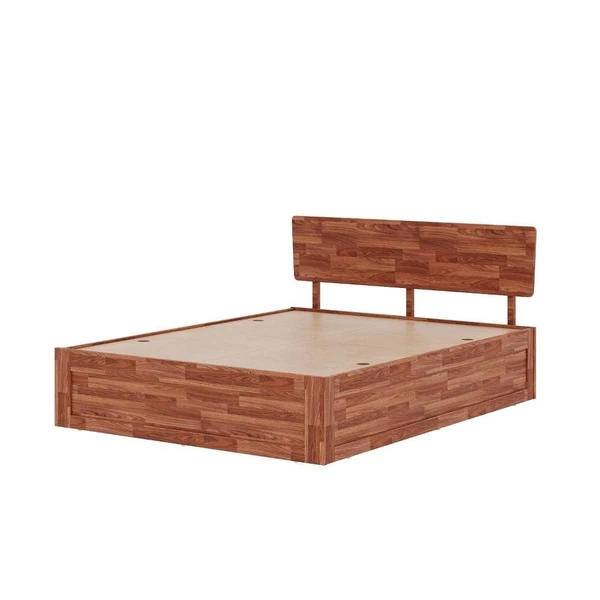 Werfo Ara King Teak Bed With Storage King, 78" x 72", With Storage, Teak Wood, Natural Teak| 1.98m x 1.83m