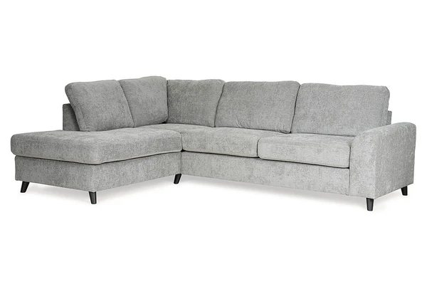 Werfo Phoenix Grey Fabric LHS Corner Sofa