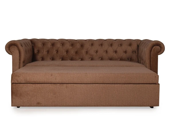 Werfo Berlin Sofa Cum Bed In Brown Color