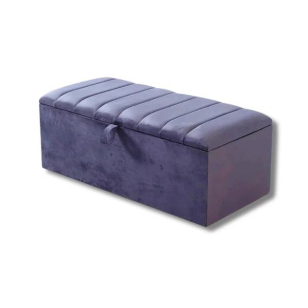 Dihava Upholstered Bench Cum Ottoman With Storage - 60(W) x 20(D) x 18(H) inches