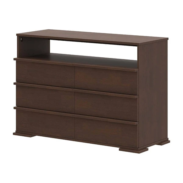 Werfo Marta Solid Wood Chest Of Drawers Irish Walnut