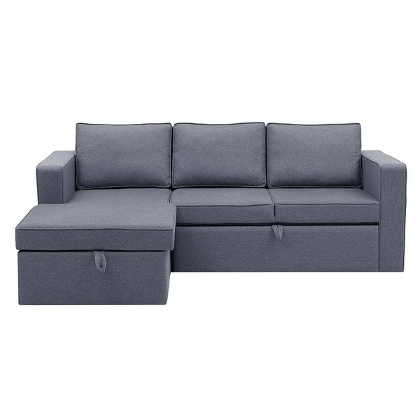 Werfo Napper Convertible (2 Seater + Left Aligned Chaise) Set (2 Seater + Left Aligned Chaise), Omega Blue