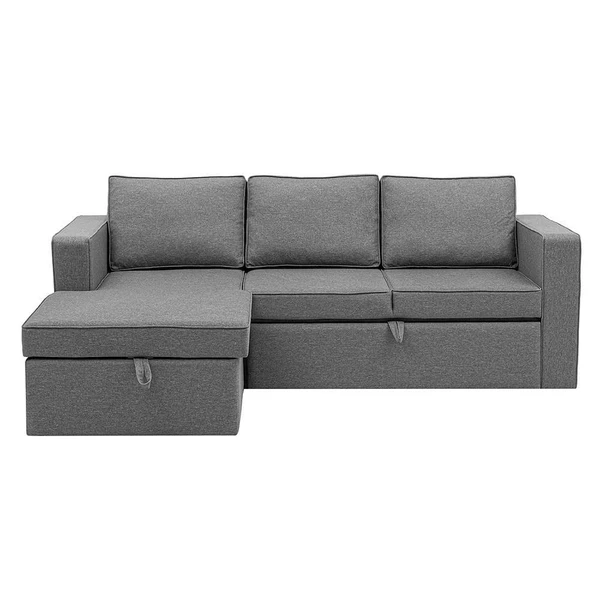 Werfp Napper Convertible (2 Seater + Left Aligned Chaise) Set (2 Seater + Left Aligned Chaise), Omega Grey