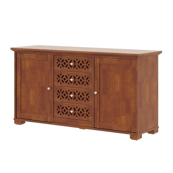 Werfo Perseus Solid Wood Sideboard Golden Brown