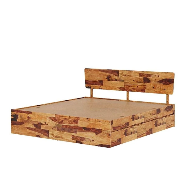 Werfo Andromeda King Side Storage Bed  - L 2.06 m x W 1.89 m x H 92.5 cm (81.10 x 74.4 x 36.4 inches)