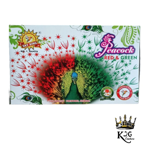 Peacock Red And Green 