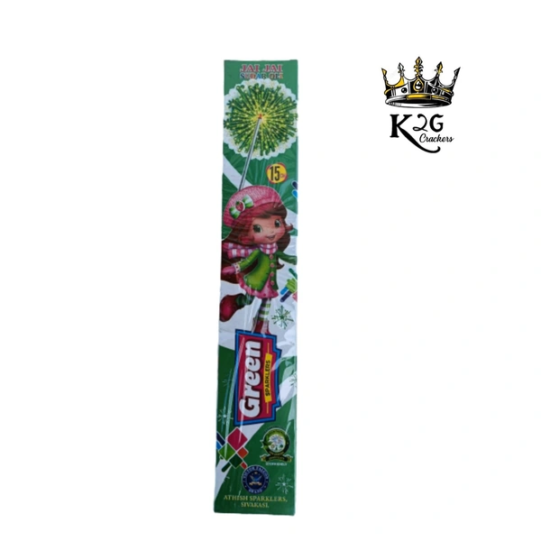 15CM Green Sparklers
