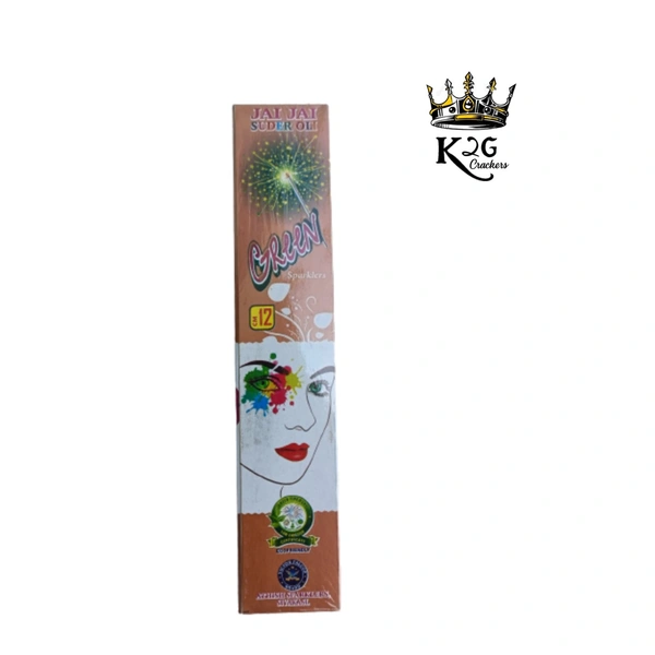 12CM Green Sparklers 