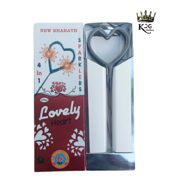 Lovely heart Sparklers 4in1