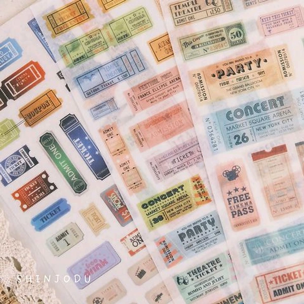Ticket Stickers
