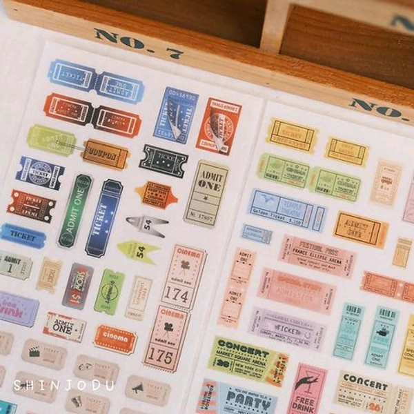 Ticket Stickers