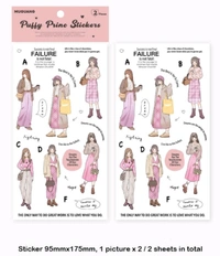 Girl Sticker Sheets - F