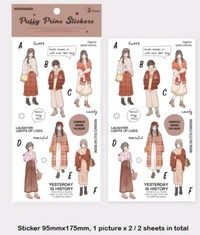 Girl Sticker Sheets - A