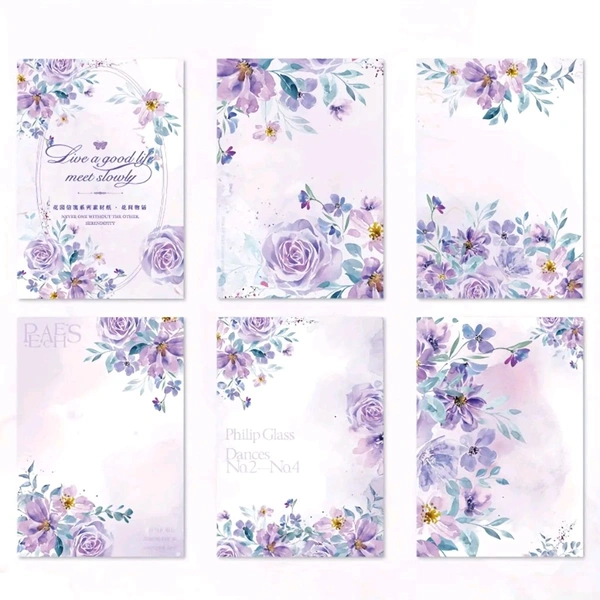 50 Sheets Paper pack -  Purple