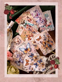 30 Sheets Flower Butterfly Paper Pack