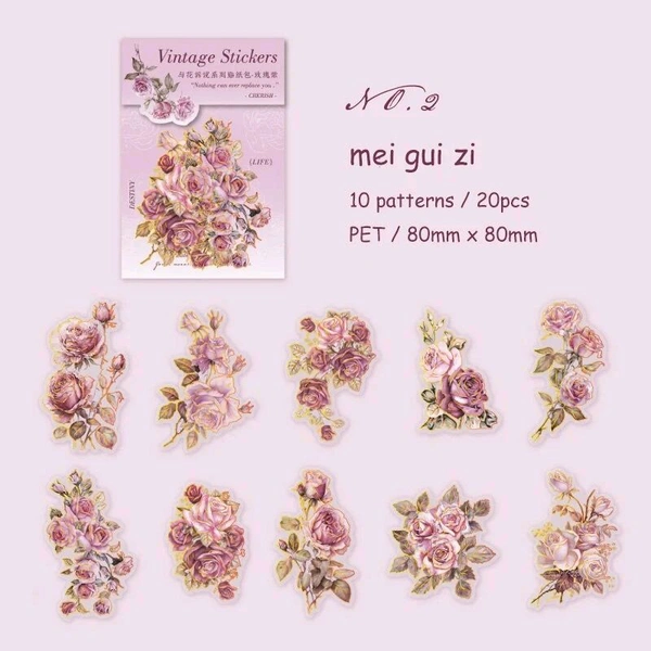 Speak to Flower PET Stickers