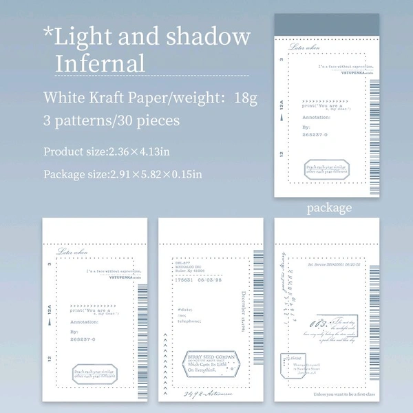 Camera Roll Memo Pad - Pastel Blue