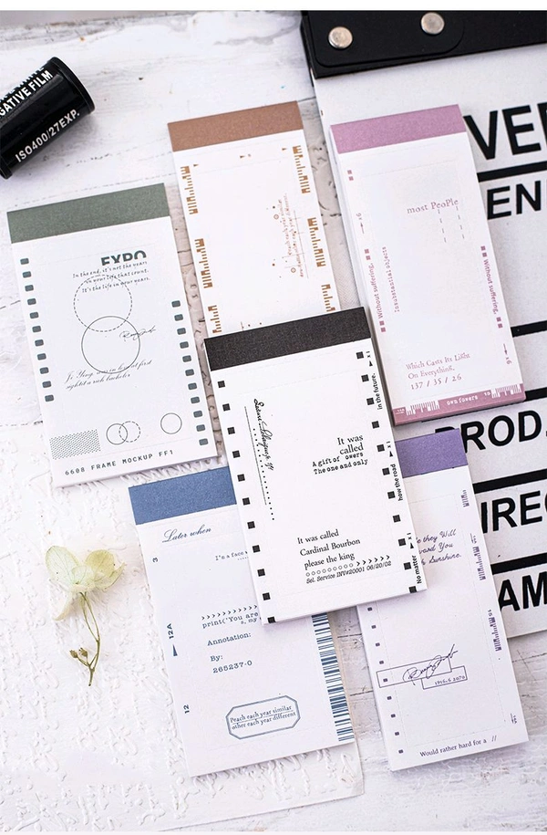 Camera Roll Memo Pad - Pastel Blue