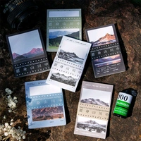 25 Sheets Film Landscape Memo Pad - Black