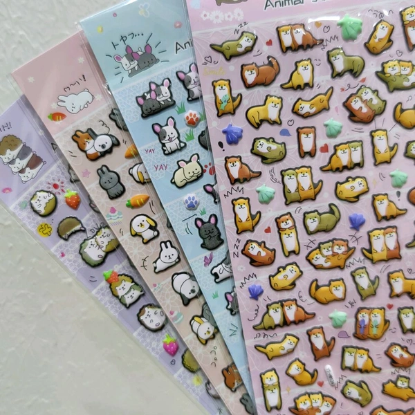 Kawaii Animal Stickers - 10