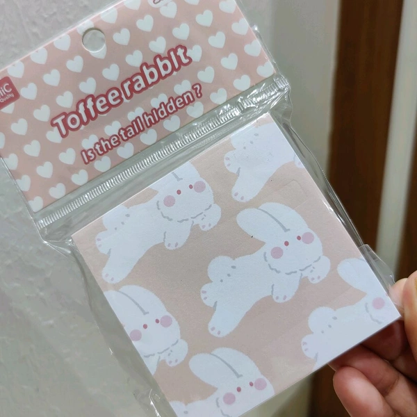 100 sheets Kawaii MemoPad - Toffee