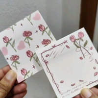 200 sheets Floral Memopad - Rose