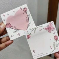 200 sheets Floral Memopad - Rose