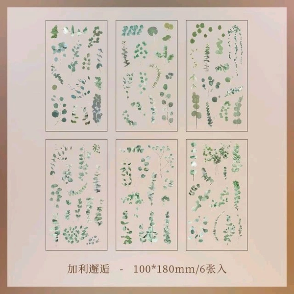 6 Sheets Nature Series Stickers - 2