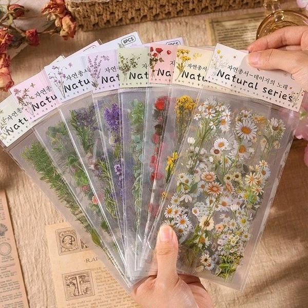 6 Sheets Nature Series Stickers - 2