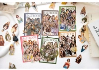 50 pcs Girl Sticker Set - Pink