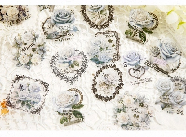 Lacy Flower Stickers