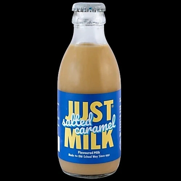 JUST MILK SALTED CARAMEL FALVOURED MILK - 180ML