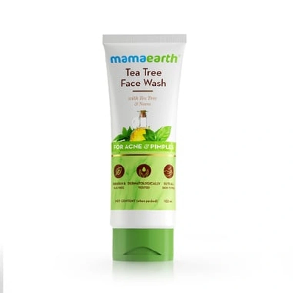 Tea Tree Facewash for acne and pimples, 100ml