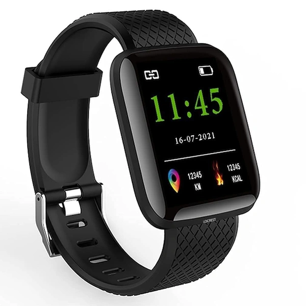 ID116 Bluetooth Smartwatch - Black