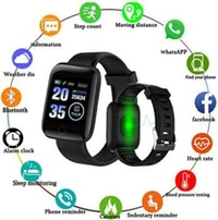ID116 Bluetooth Smartwatch - Black