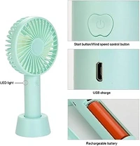 Mini Portable Hand Fan With Rechargeable Bat